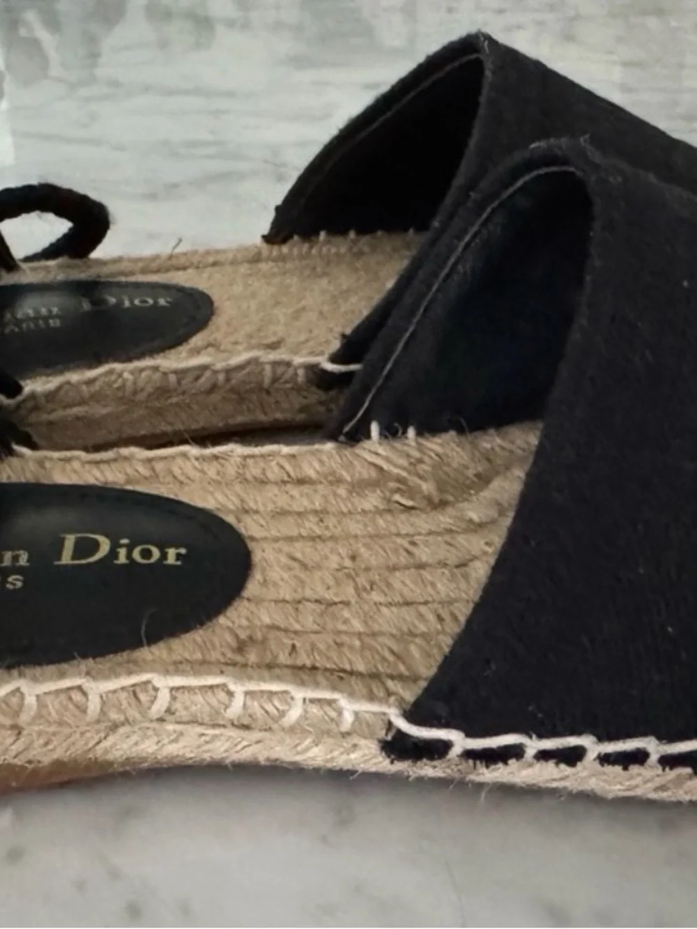 Dior classic espadrille